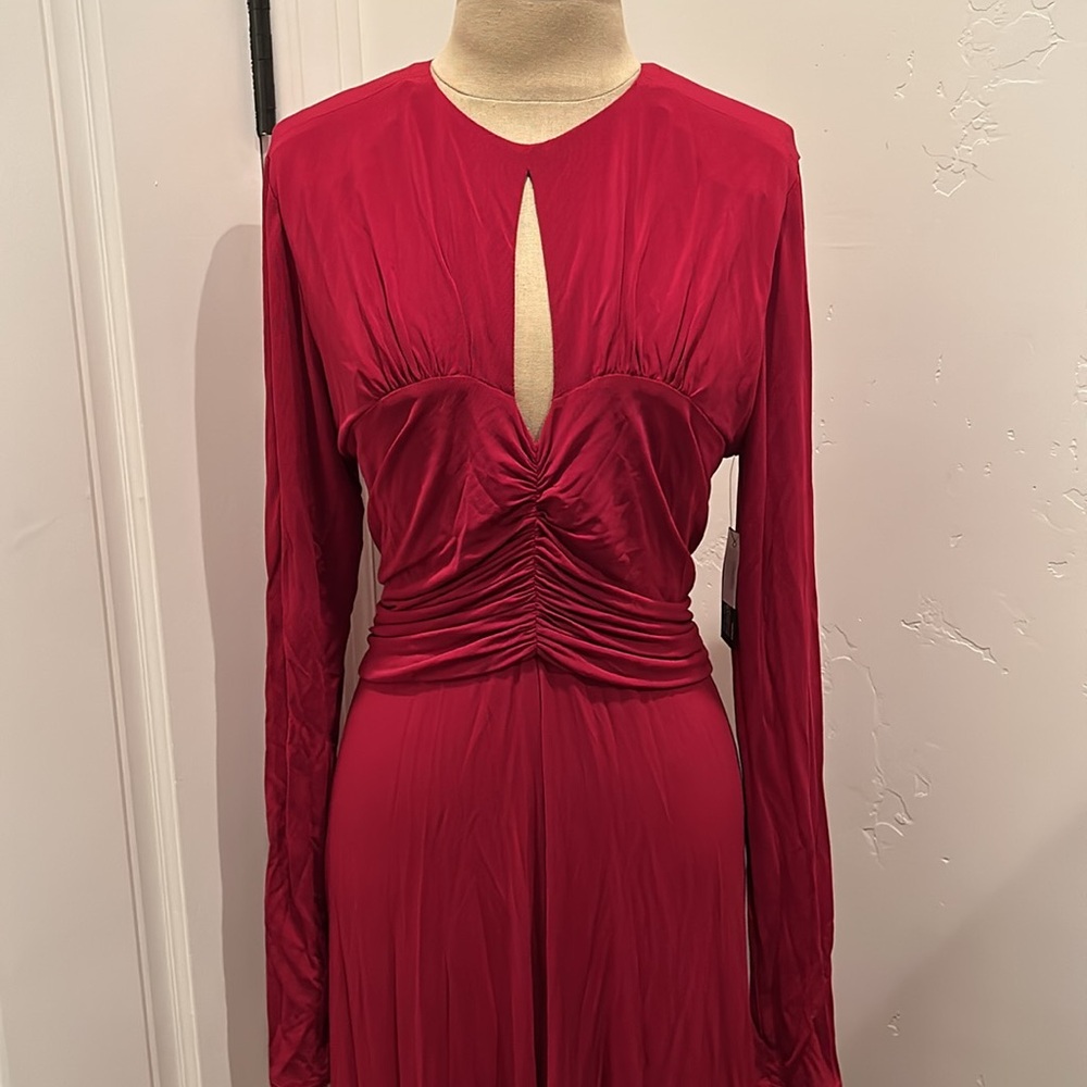 Isabel Marant Robe Jinelima Raspberry Dress - Picture 2 of 12